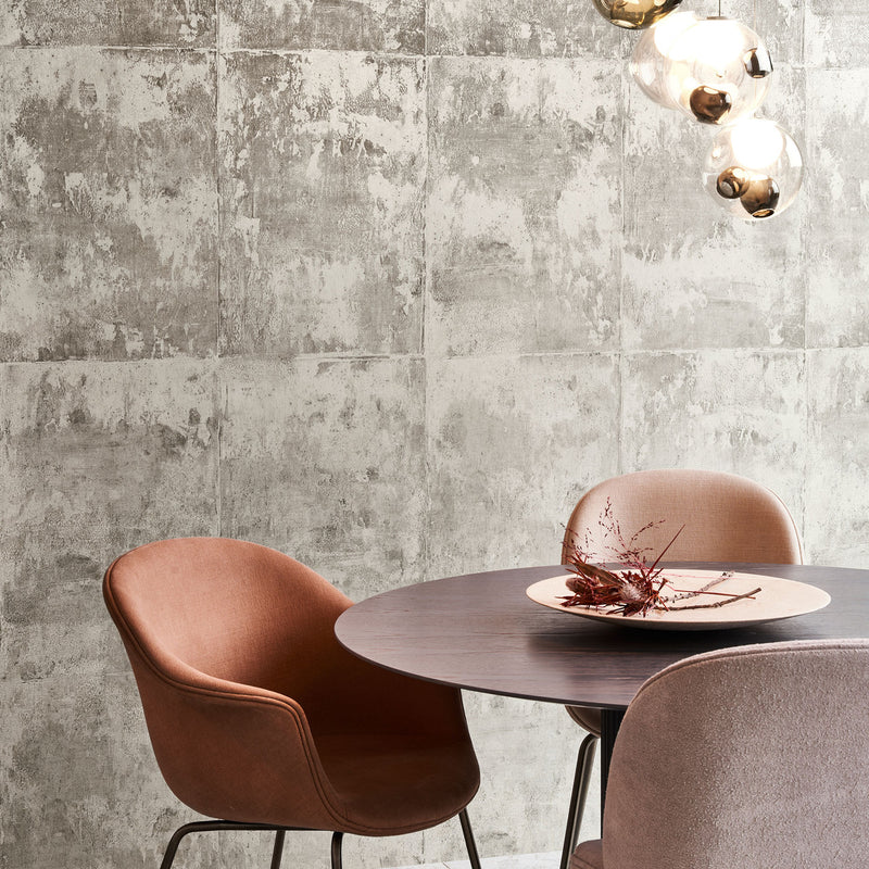 85507A Platinum Metal X Patina Trumpet Silver Wallpaper By Arte