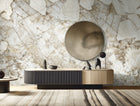 85658 Avenza Soft Graphite Carrara 4 Mural by Today Interiors (500x300cm) - Roomshot