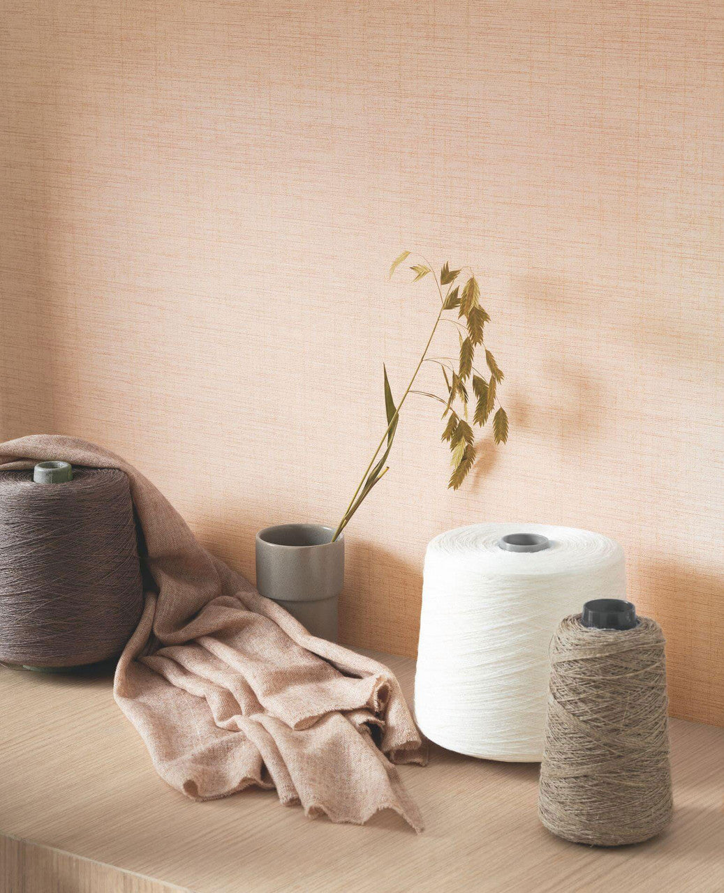 TISA85844202 Plain Tissage Wallpaper by Casadeco