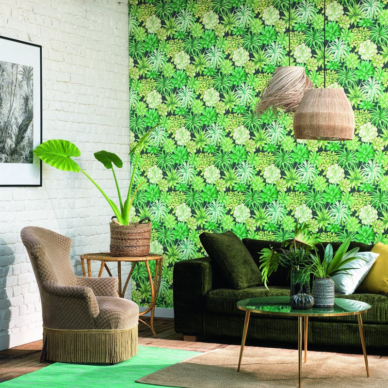 BOTA85917396 Echeveria Botanica Wallpaper by Casadeco