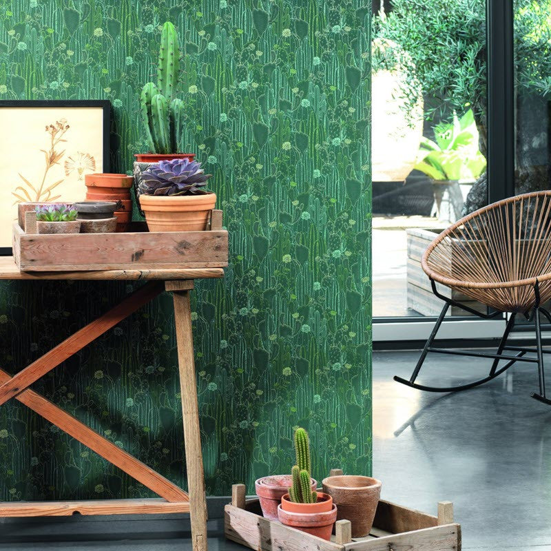 BOTA85929512 Cactaceae Botanica Wallpaper by Casadeco