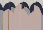 8602002 Pavilion Rose Mies Mural by Coordonné