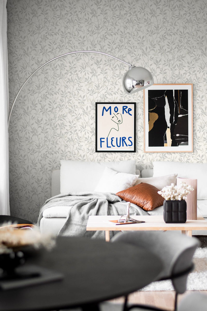 8602 Borosan 8602 Paper-based Light Grey and White Borosan 21 Paper Wallpaper by Boråstapeter