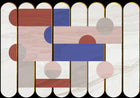 8603002 Villa Ultramarine Mies Mural by Coordonné