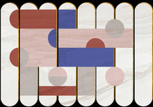 8603002 Villa Ultramarine Mies Mural by Coordonné