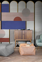 8603002 Villa Ultramarine Mies Mural by Coordonné