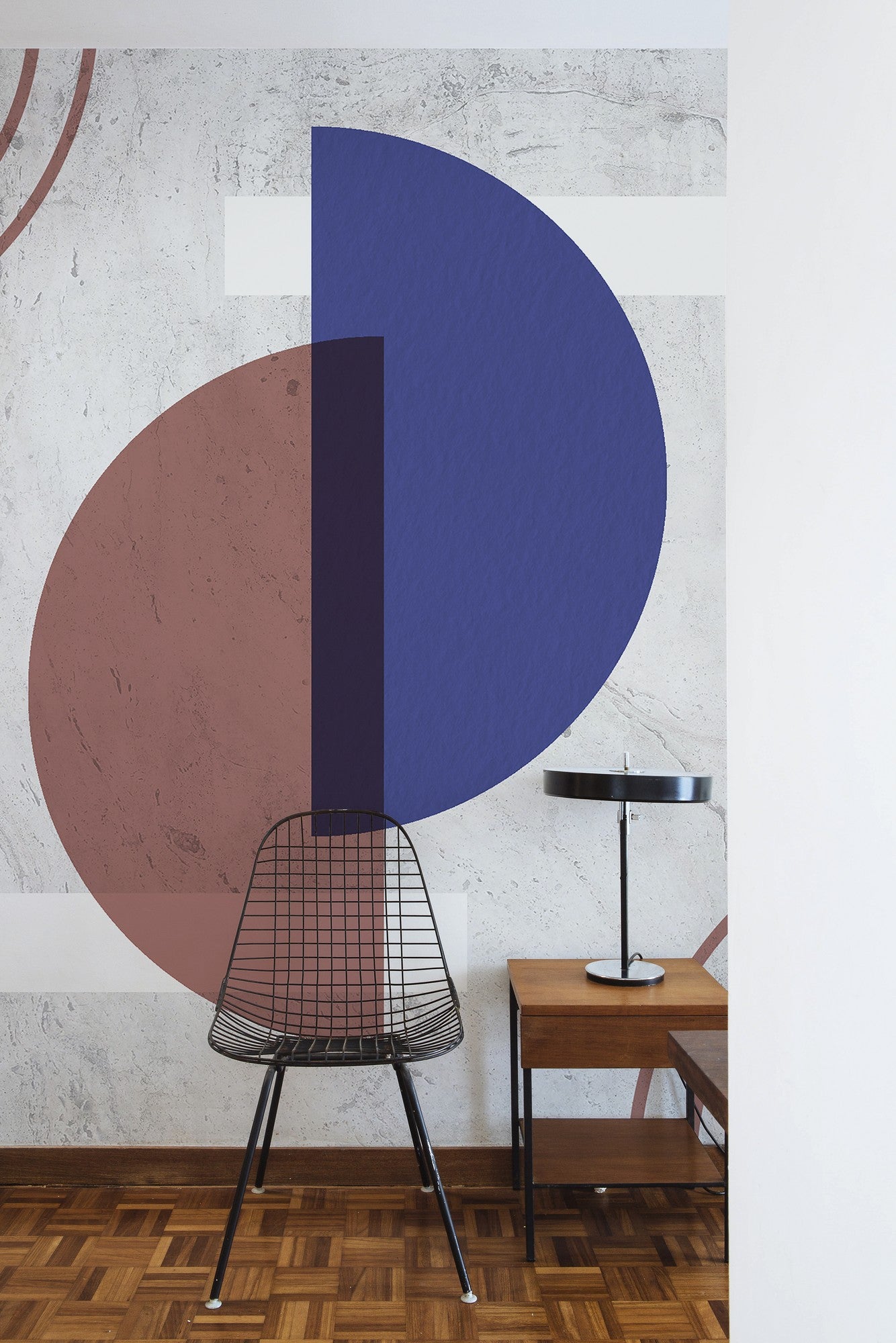 8604003 Gallery Ultramarine Mies Mural by Coordonné