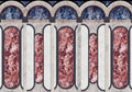 Archs Ultramarine Mural by Coordonné