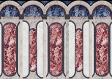 8605001 Archs Ultramarine Mies Mural by Coordonné
