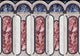 Archs Ultramarine Mies Mural by Coordonné