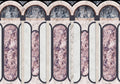 Archs Rose Mural by Coordonné