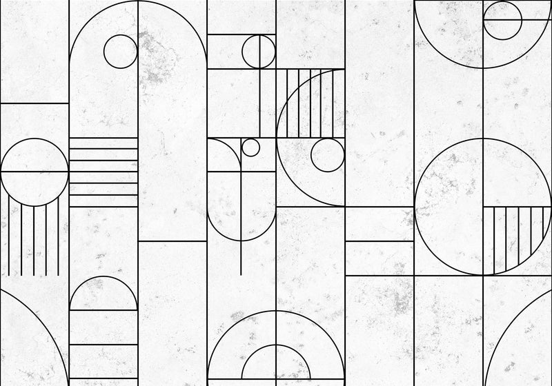 8606002 Modular Black Mies Mural by Coordonné
