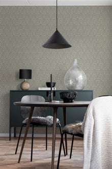 8607 Borosan 8607 Paper-based Dark Green Borosan 21 Paper Wallpaper by Boråstapeter