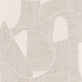 Graphique Taupe and Beige Gallery Wallpaper by Casadeco