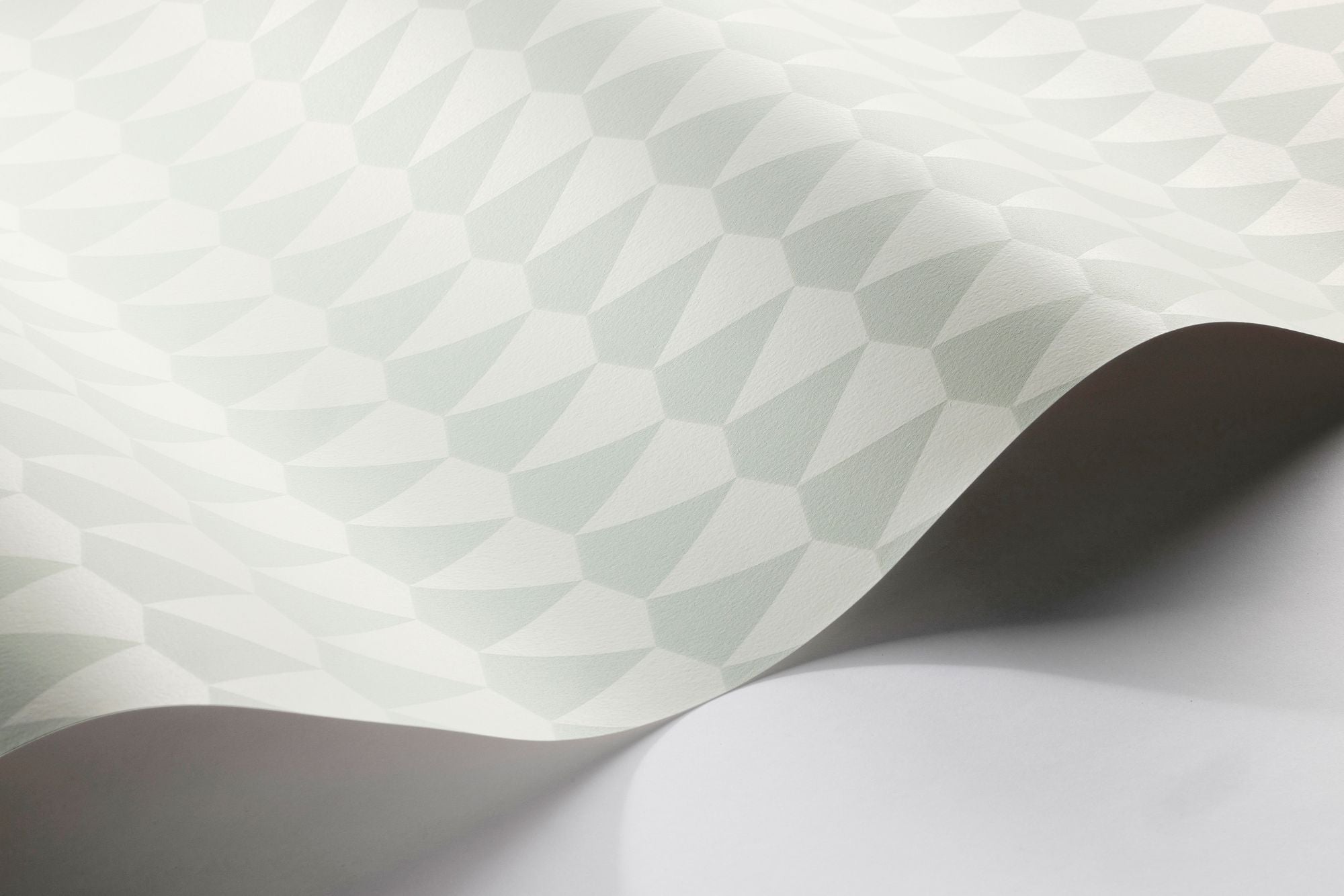 8614 Borosan 8614 Paper-based Light Green and White Borosan 21 Paper Wallpaper by Boråstapeter