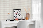 8615 Borosan 8615 Paper-based Light Beige and White Borosan 21 Paper Wallpaper by Boråstapeter