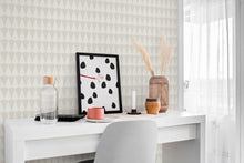 8615 Borosan 8615 Paper-based Light Beige and White Borosan 21 Paper Wallpaper by Boråstapeter