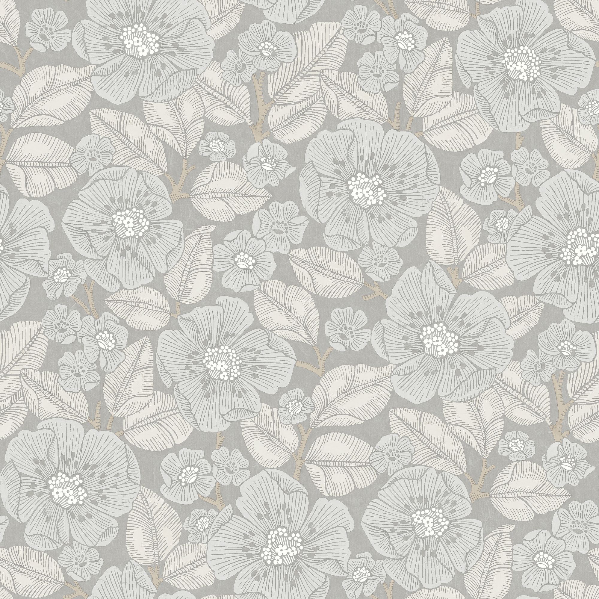 8617 Borosan 8617 Paper-based Dark Grey and Beige Borosan 21 Paper Wallpaper by Boråstapeter
