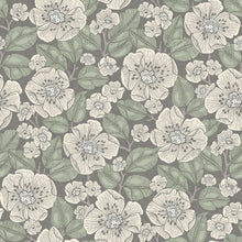 8618 Borosan 8618 Paper-based Dark Green and Beige Borosan 21 Paper Wallpaper by Boråstapeter