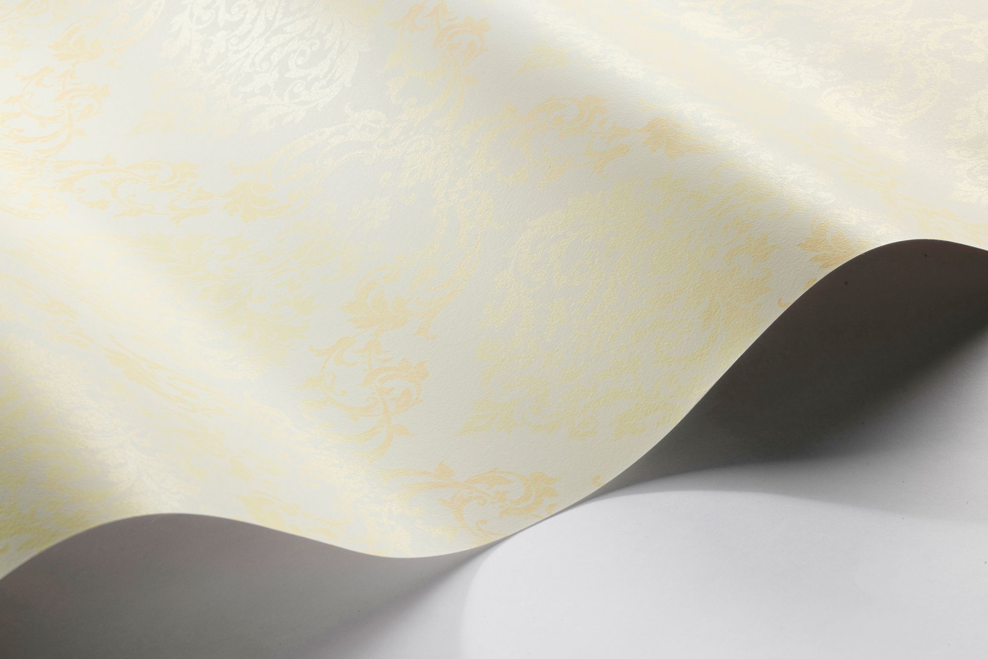 8621 Borosan 8621 Paper-based Light Yellow and White Borosan 21 Paper Wallpaper by Boråstapeter