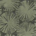 Nenuphar Vert Kaki Ginkgo Wallpaper by Casadeco
