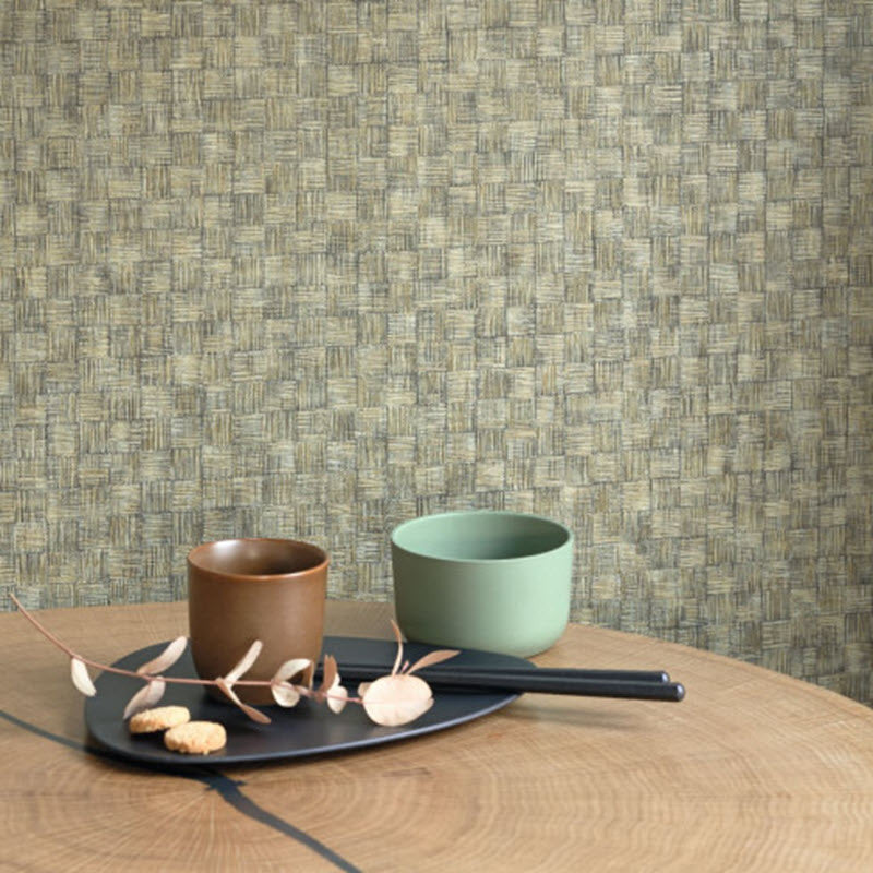 GINK86259303 Damier Ginkgo Wallpaper by Casadeco