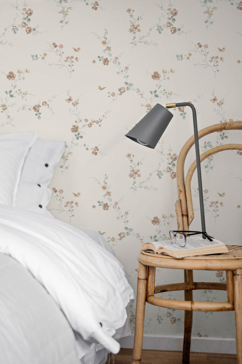 8626 Borosan 8626 Paper-based Light Pink and White Borosan 21 Paper Wallpaper by Boråstapeter