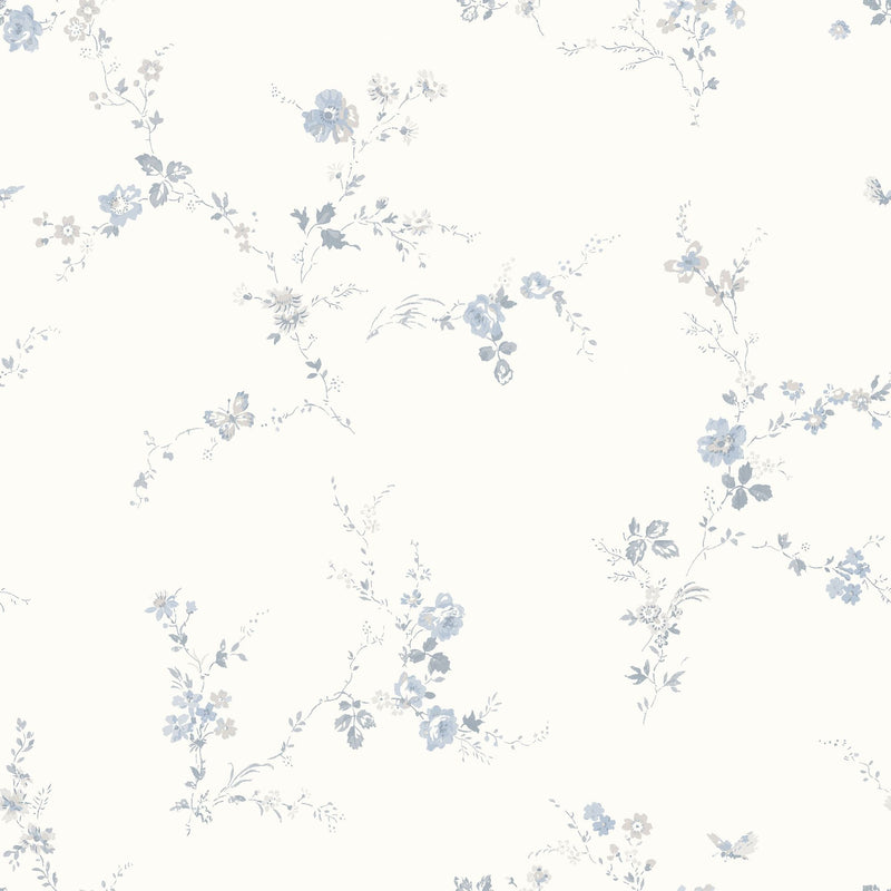 8627 Borosan 8627 Paper-based Light White and Blue Borosan 21 Paper Wallpaper by Boråstapeter