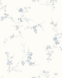 8627 Borosan 8627 Paper-based Light White and Blue Borosan 21 Paper Wallpaper by Boråstapeter