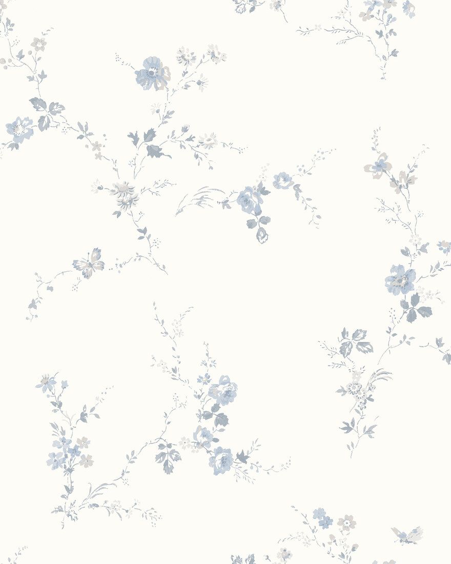 8627 Borosan 8627 Paper-based Light White and Blue Borosan 21 Paper Wallpaper by Boråstapeter