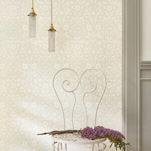 86331004 Archibald Arts and Crafts Beige Lin Wallpaper by Casadeco