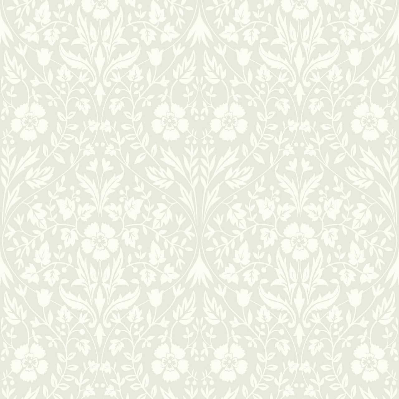 86331203 Archibald Arts and Crafts Grege Wallpaper by Casadeco