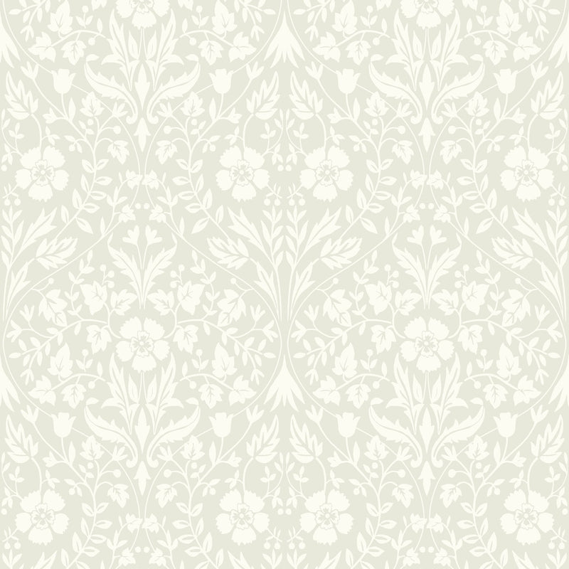 86331203 Archibald Arts and Crafts Grege Wallpaper by Casadeco