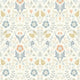 Archibald Arts and Crafts Bleu Givre Wallpaper by Casadeco