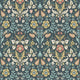 Archibald Arts and Crafts Bleu Petrole Wallpaper by Casadeco