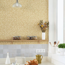 86351210 Willow Arts and Crafts Beige Camel Wallpaper by Casadeco