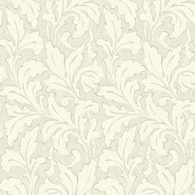 86361107 Acanthe Arts and Crafts Beige Lin Wallpaper by Casadeco