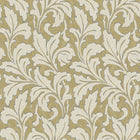 86361206 Acanthe Arts and Crafts Beige Camel Wallpaper by Casadeco