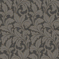 Acanthe Arts and Crafts Noir Wallpaper by Casadeco