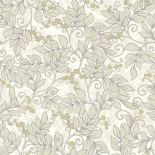 86371108 Symphorine Arts and Crafts Beige Lin Wallpaper by Casadeco