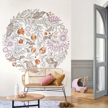 86389142 Golden Crown Arts and Crafts Noir et Blanc Wallpaper by Casadeco