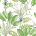 Palma Gris and Bleu Nicaragua Wallpaper by Casadeco