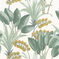 Palma Vert and Jaune Nicaragua Wallpaper by Casadeco