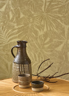 86432343 Granada Gold Vegetals Wallpaper by Casadeco