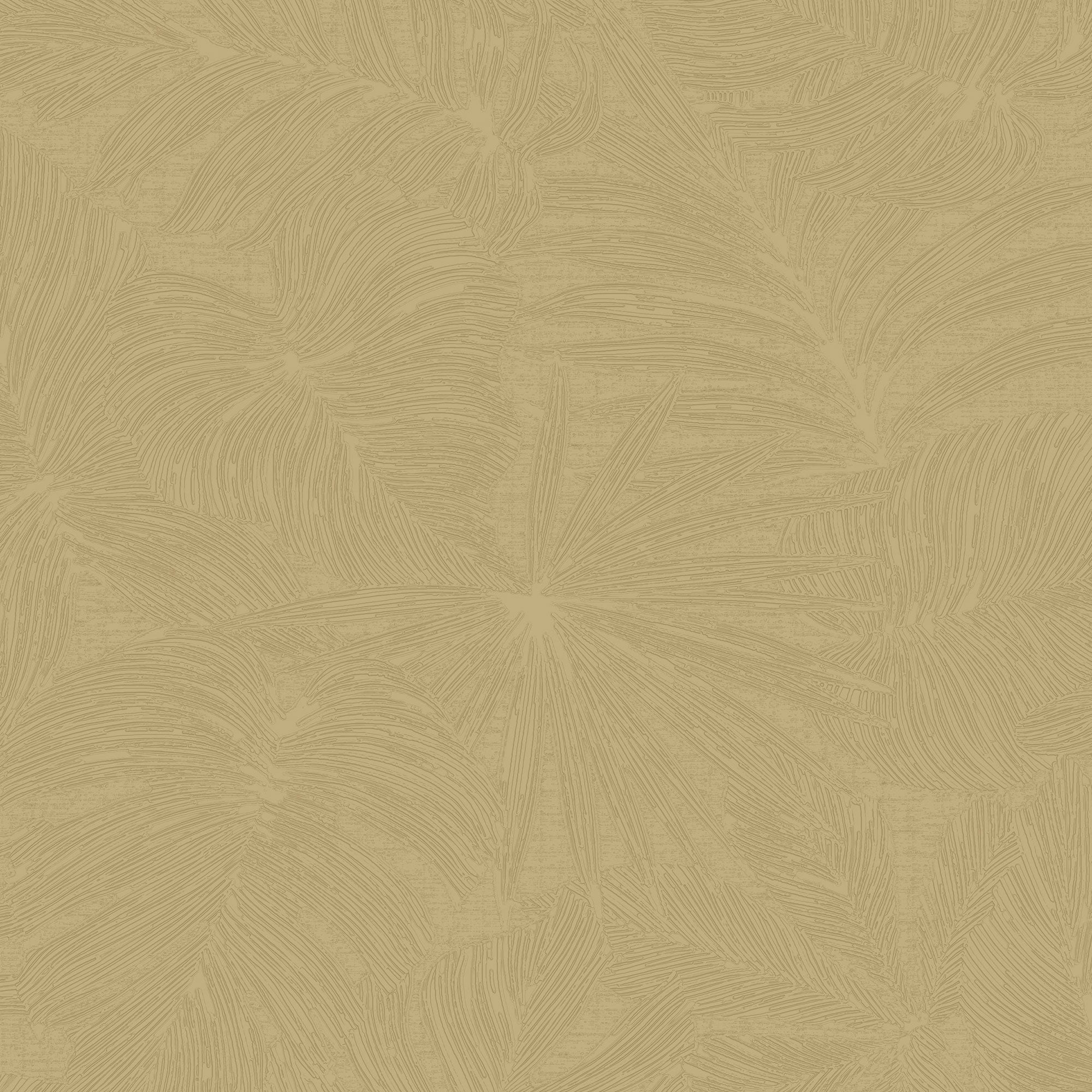 86432343 Granada Gold Vegetals Wallpaper by Casadeco