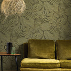 86437887 Granada Vert Kaki Vegetals Wallpaper by Casadeco