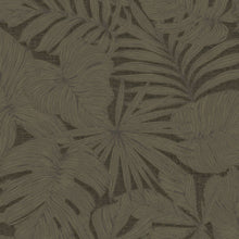 86439505 Granada Noir Fusain Vegetals Wallpaper by Casadeco
