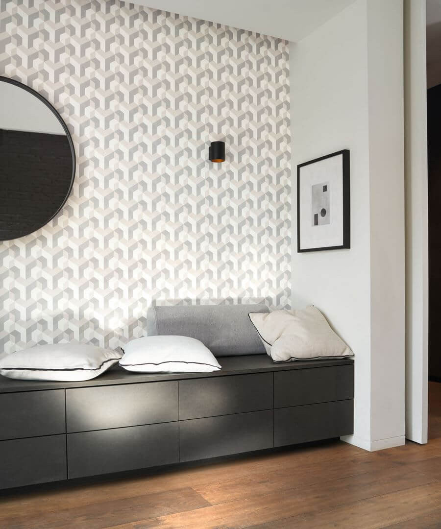 Mecano Perception Wallpaper by Casadeco