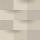 86531324 Blocks Perception Taupe Wallpaper by Casadeco