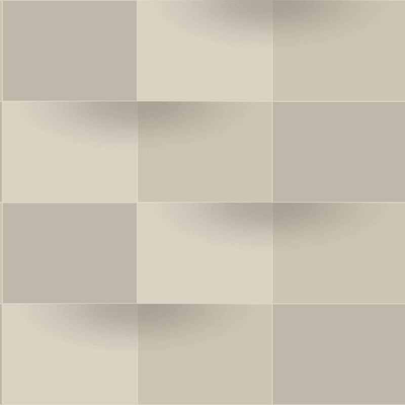 86531324 Blocks Perception Taupe Wallpaper by Casadeco